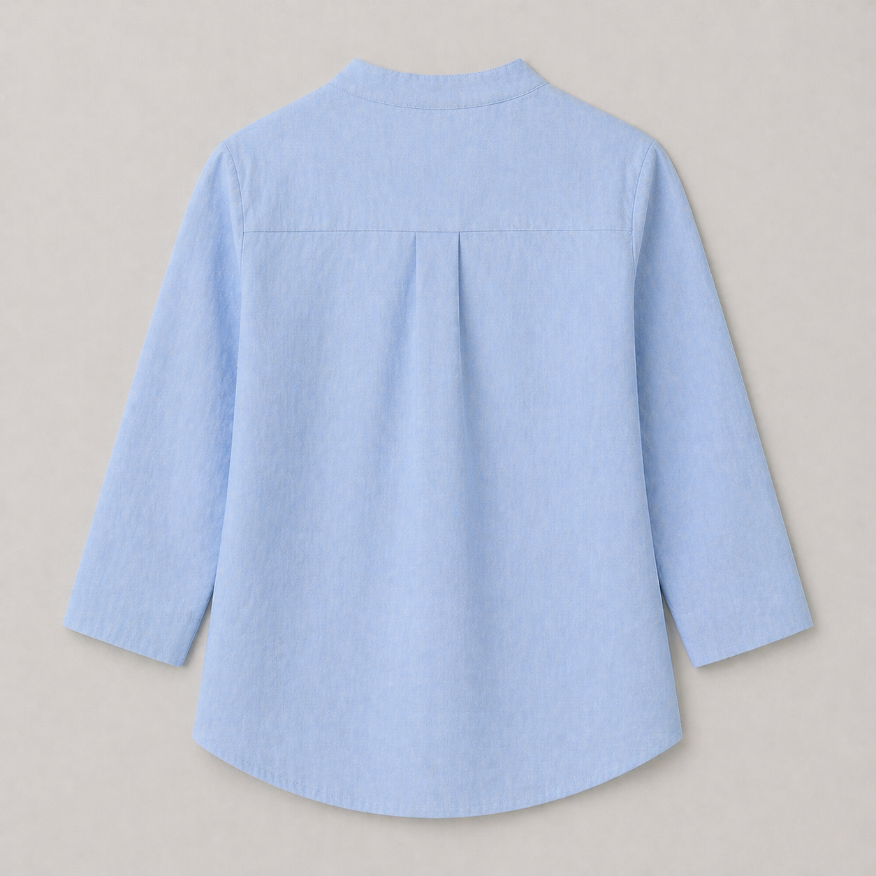 Leona - Women’s Linen High Collar Blouse