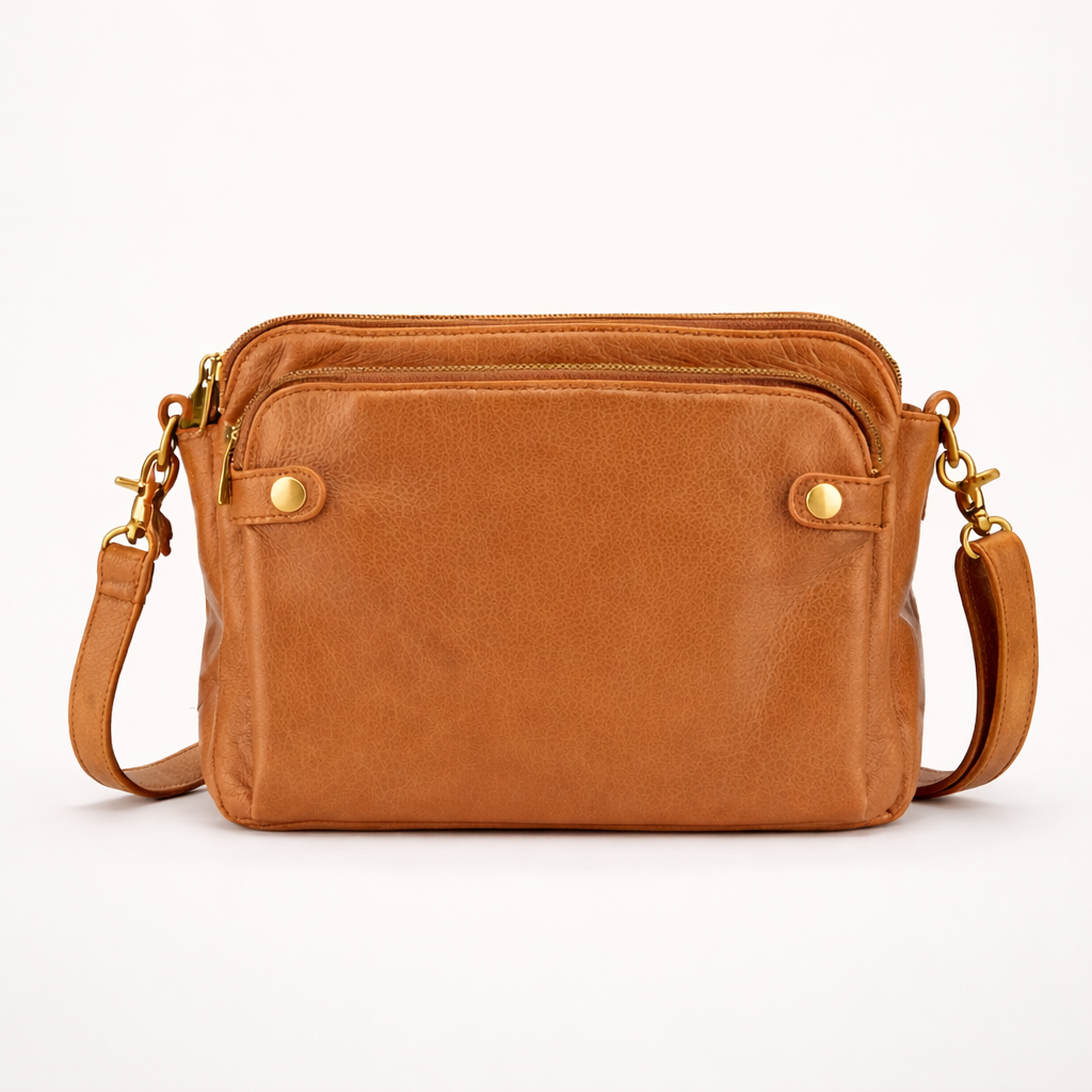 Ysabel - Leather Shoulder Bag Crossbody Hip Bag