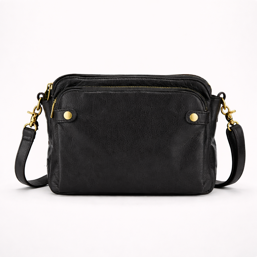 Ysabel - Leather Shoulder Bag Crossbody Hip Bag