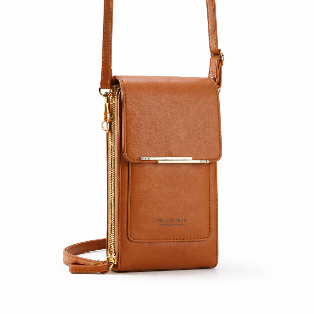 Touchscreen Shoulder Bag - Crossbody Phone Bag for Women