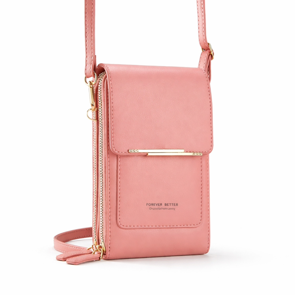 Touchscreen Shoulder Bag - Crossbody Phone Bag for Women