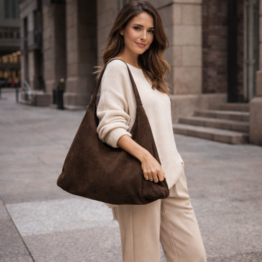 Liana - Women’s Vintage Hobo Bag – Large Slouchy Shoulder Tote