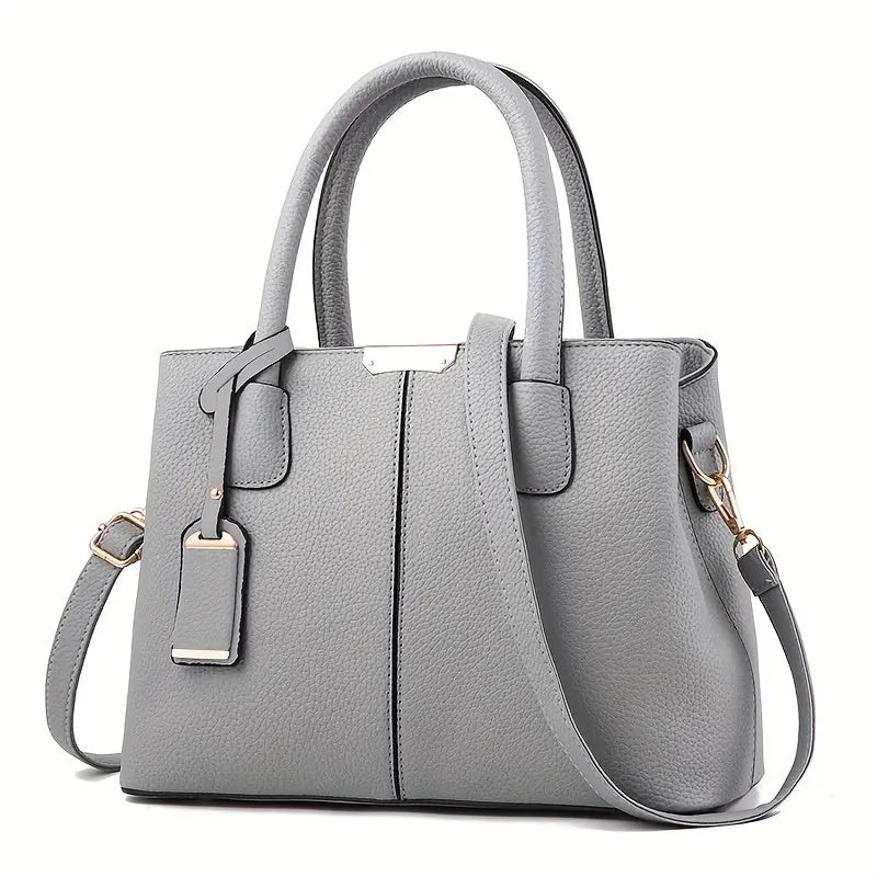 Leona - Spacious Elegant Women's Handbag - Shoulder Strap