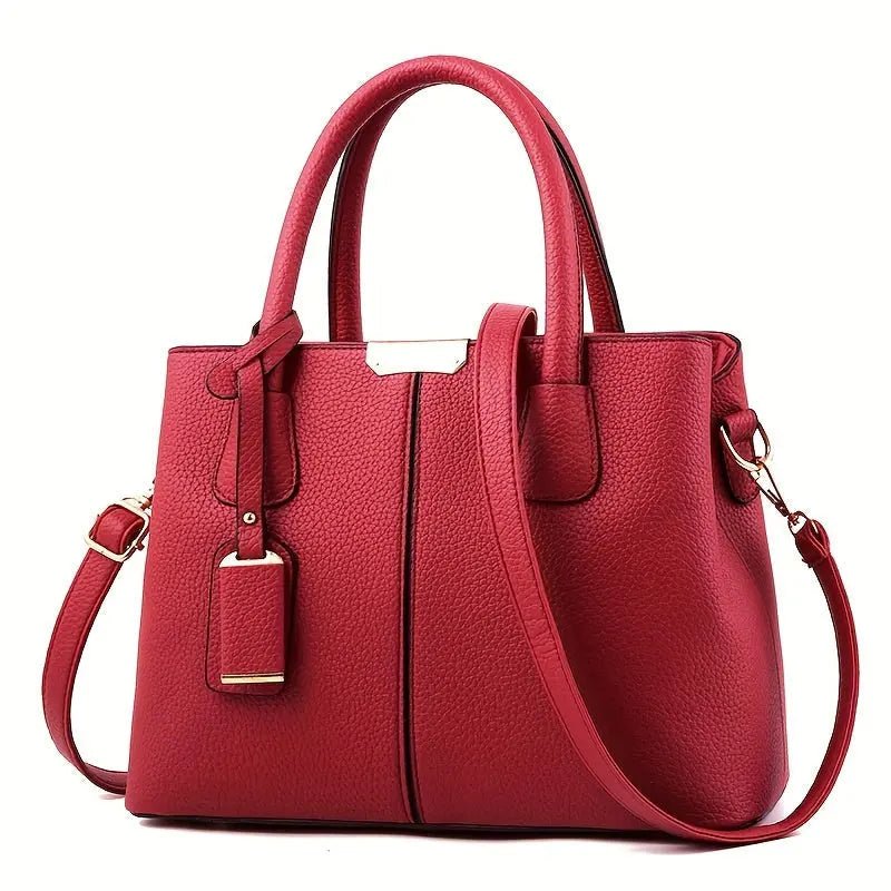 Leona - Spacious Elegant Women's Handbag - Shoulder Strap