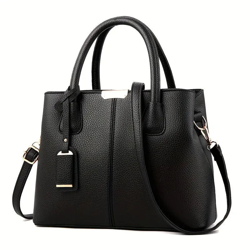 Leona - Spacious Elegant Women's Handbag - Shoulder Strap