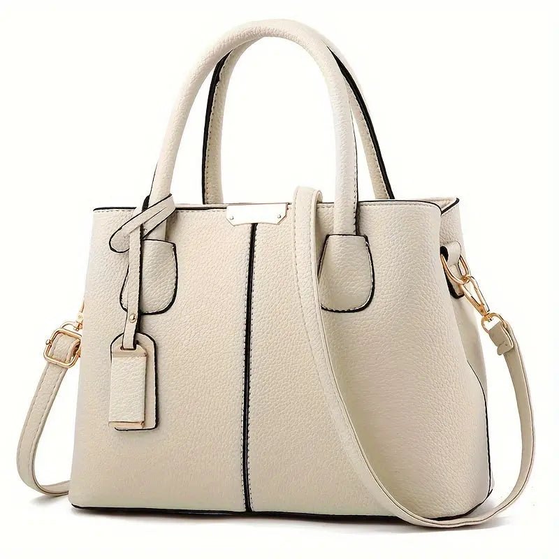 Leona - Spacious Elegant Women's Handbag - Shoulder Strap