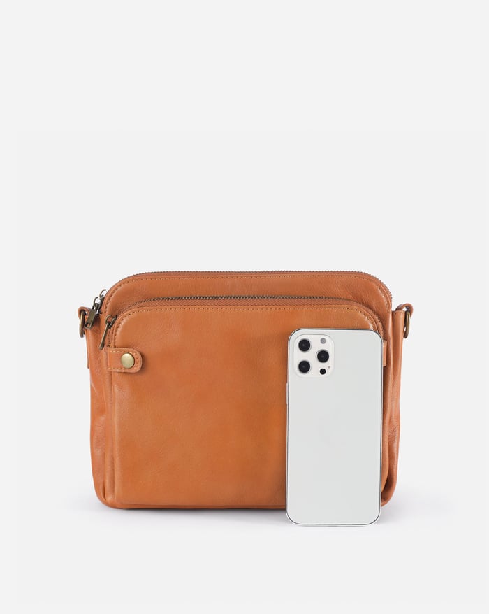 Ysabel - Leather Shoulder Bag Crossbody Hip Bag